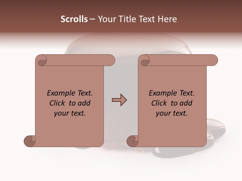 Creamy Decoration Cake PowerPoint Template