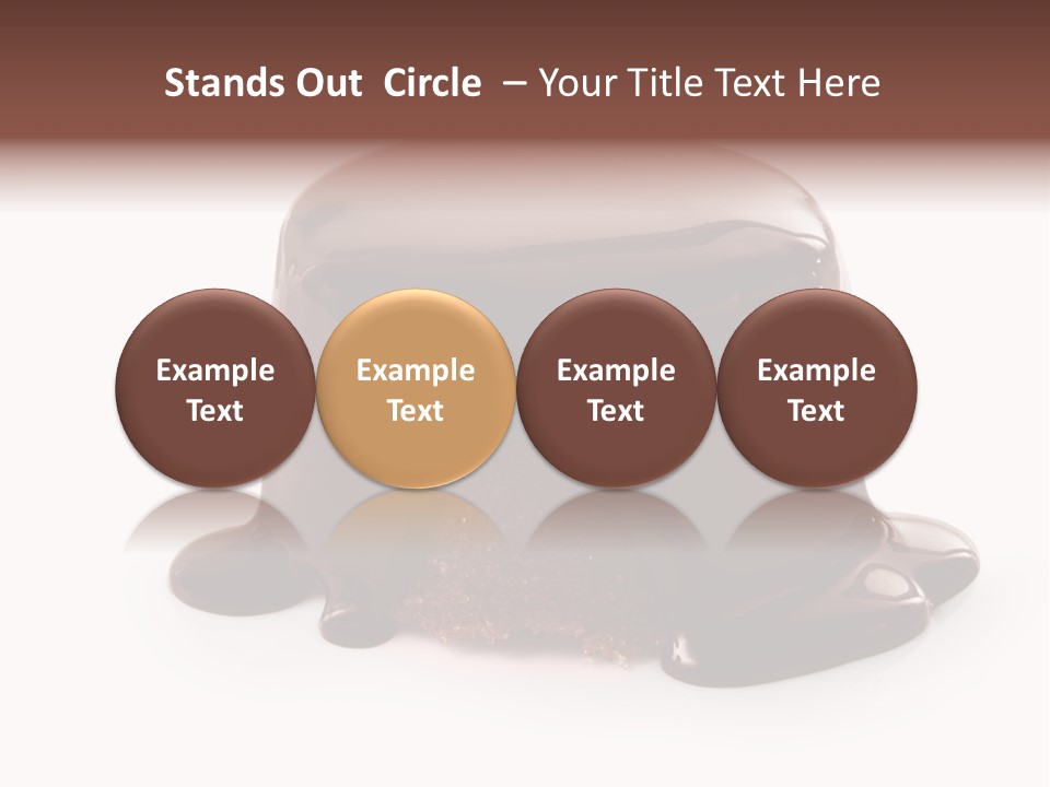 Creamy Decoration Cake PowerPoint Template
