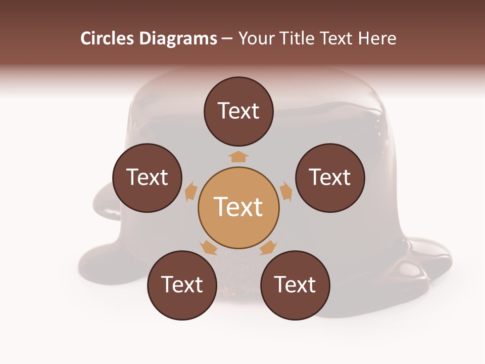 Creamy Decoration Cake PowerPoint Template