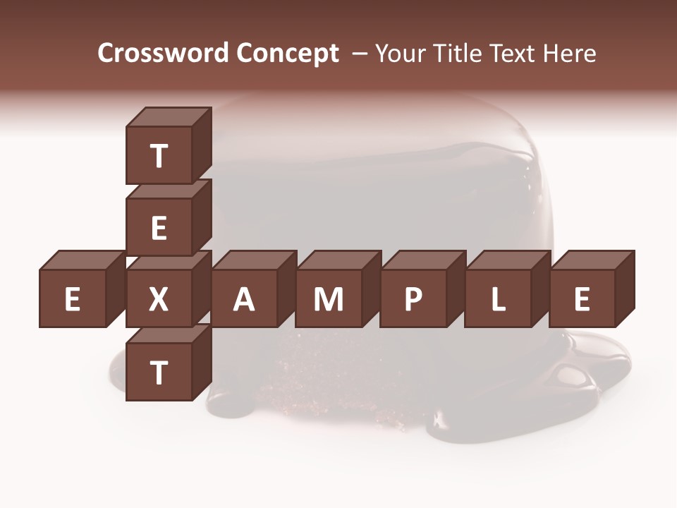 Creamy Decoration Cake PowerPoint Template