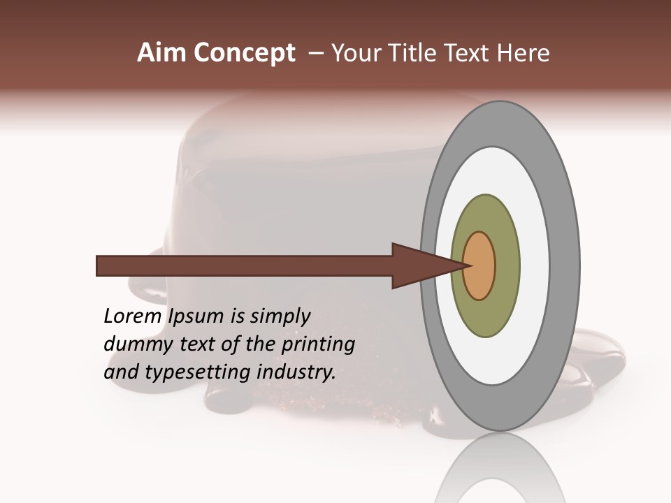 Creamy Decoration Cake PowerPoint Template