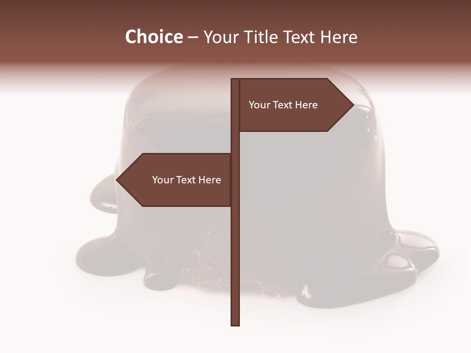 Creamy Decoration Cake PowerPoint Template