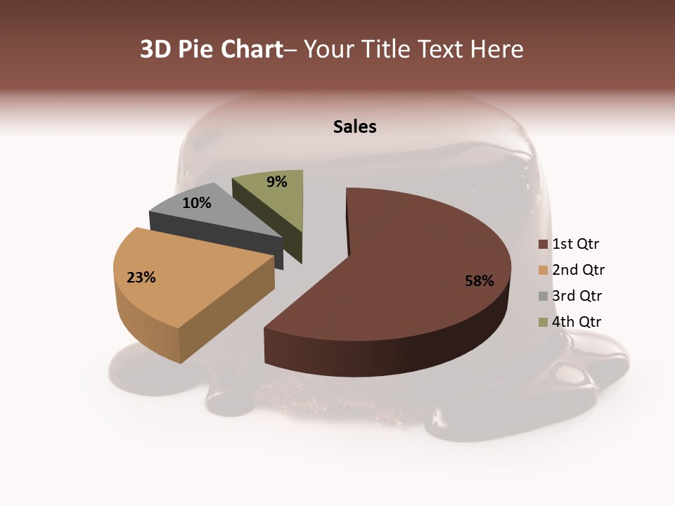 Creamy Decoration Cake PowerPoint Template