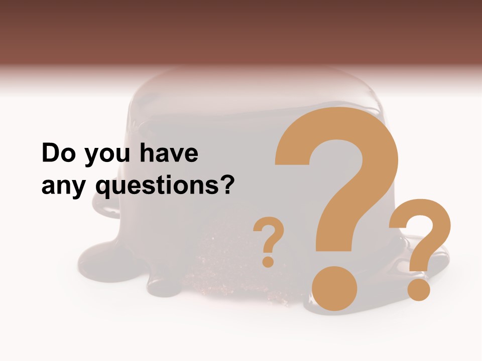 Creamy Decoration Cake PowerPoint Template