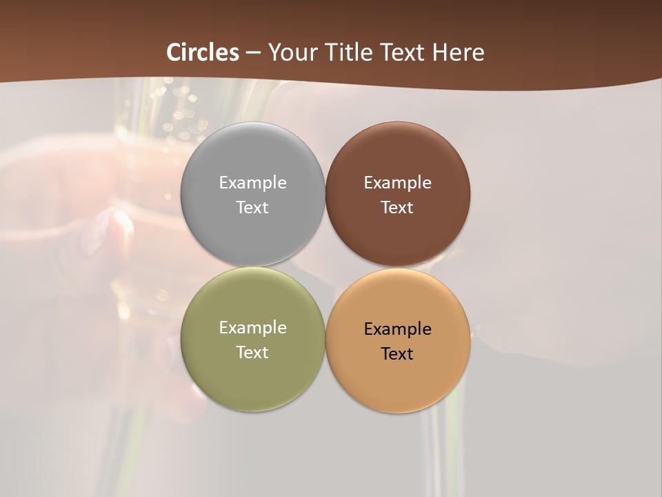 Happiness Bubble Christmas PowerPoint Template