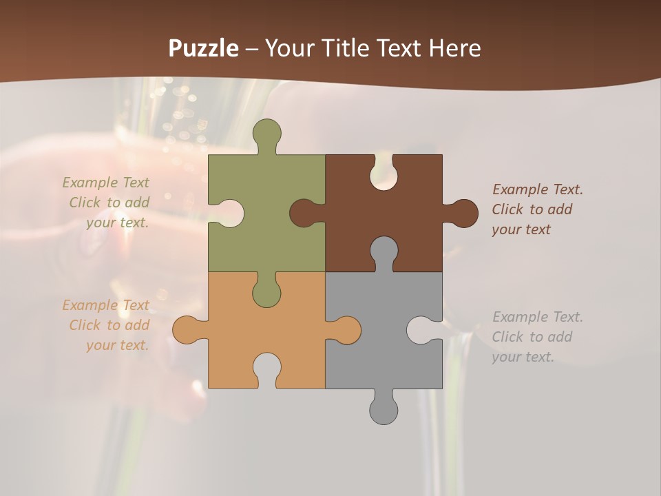 Happiness Bubble Christmas PowerPoint Template