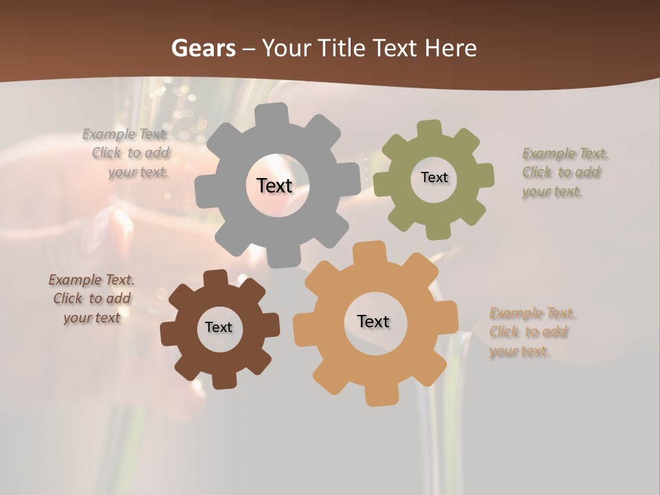 Happiness Bubble Christmas PowerPoint Template