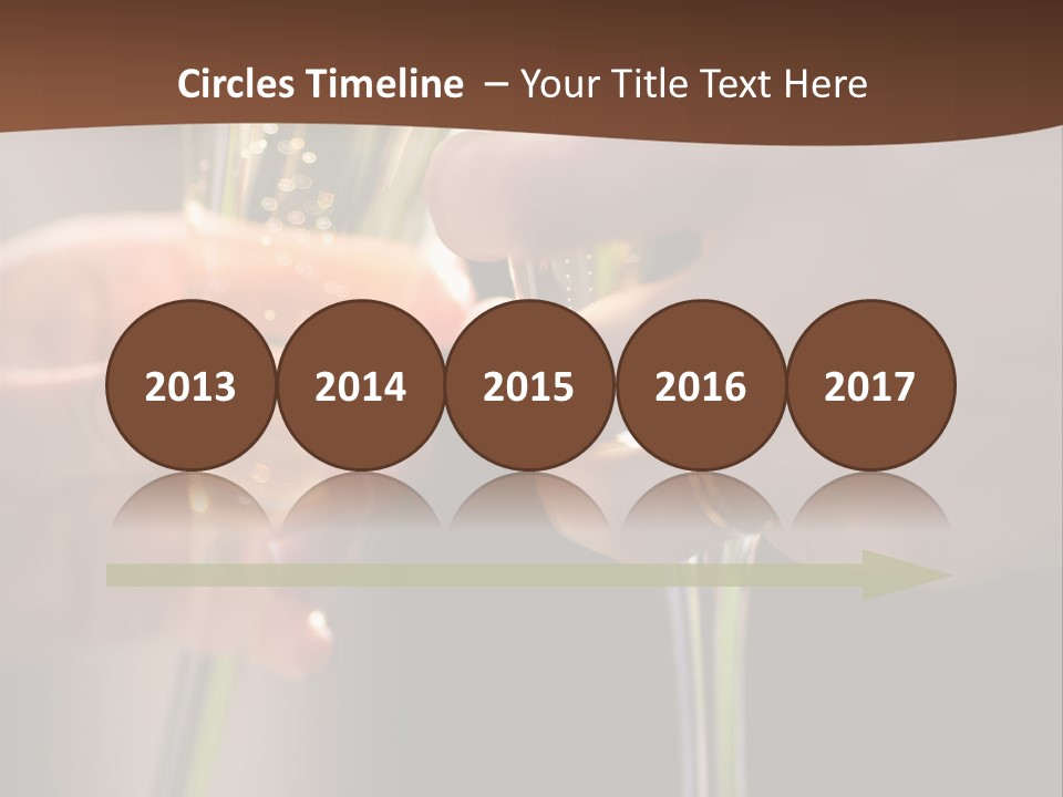 Happiness Bubble Christmas PowerPoint Template