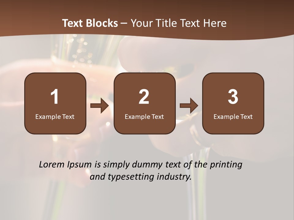Happiness Bubble Christmas PowerPoint Template