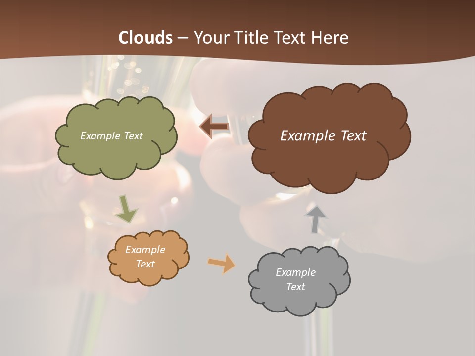 Happiness Bubble Christmas PowerPoint Template