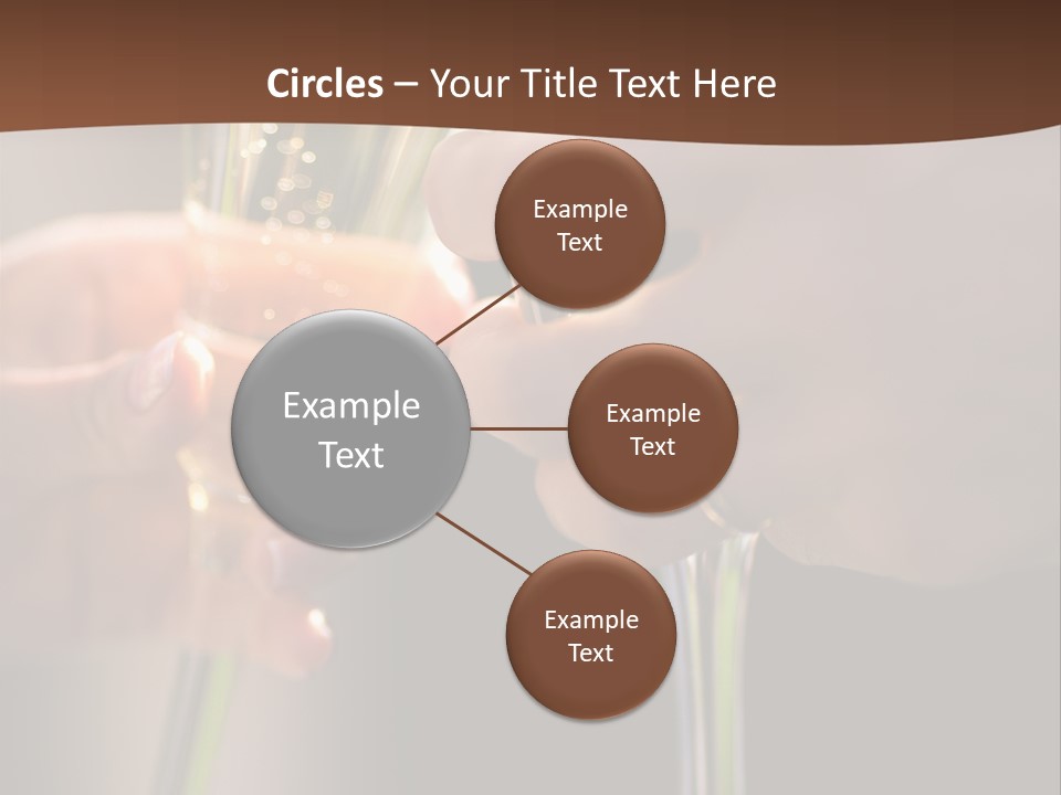 Happiness Bubble Christmas PowerPoint Template