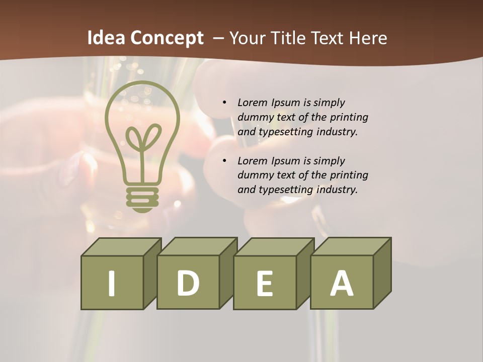 Happiness Bubble Christmas PowerPoint Template