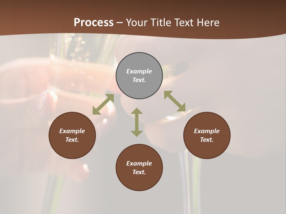 Happiness Bubble Christmas PowerPoint Template