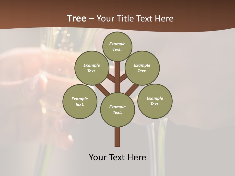 Happiness Bubble Christmas PowerPoint Template