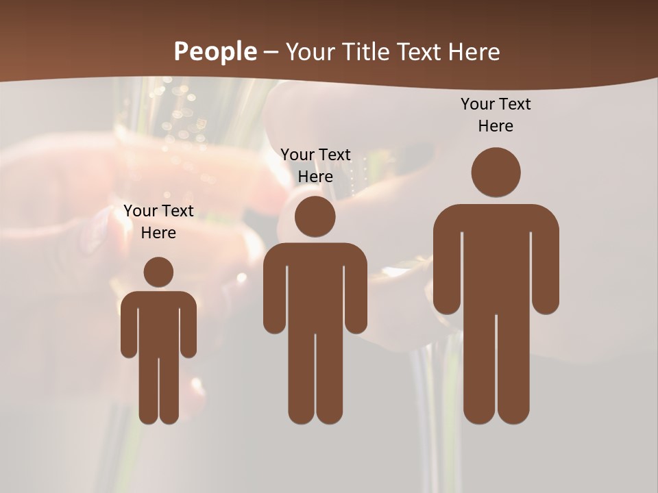 Happiness Bubble Christmas PowerPoint Template