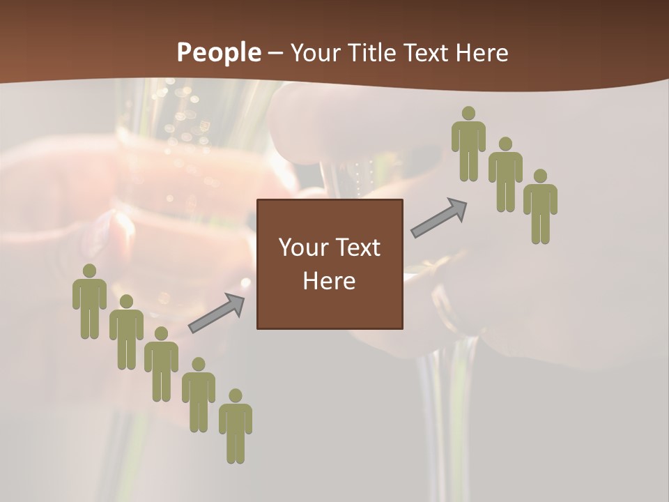 Happiness Bubble Christmas PowerPoint Template