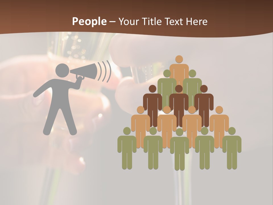 Happiness Bubble Christmas PowerPoint Template