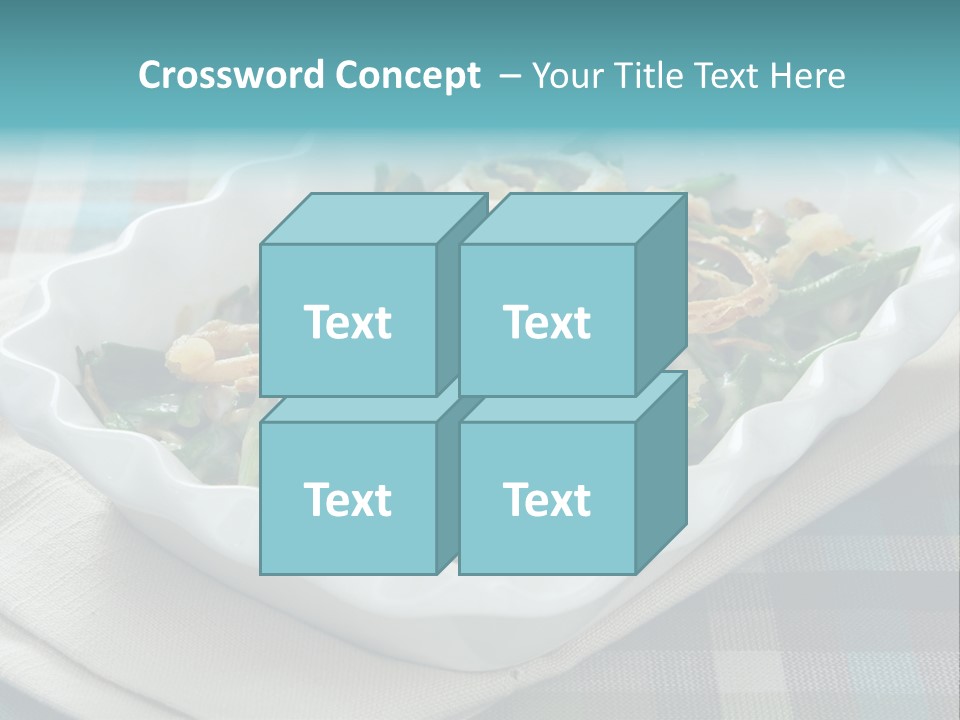 Onions Bean Holiday Food PowerPoint Template