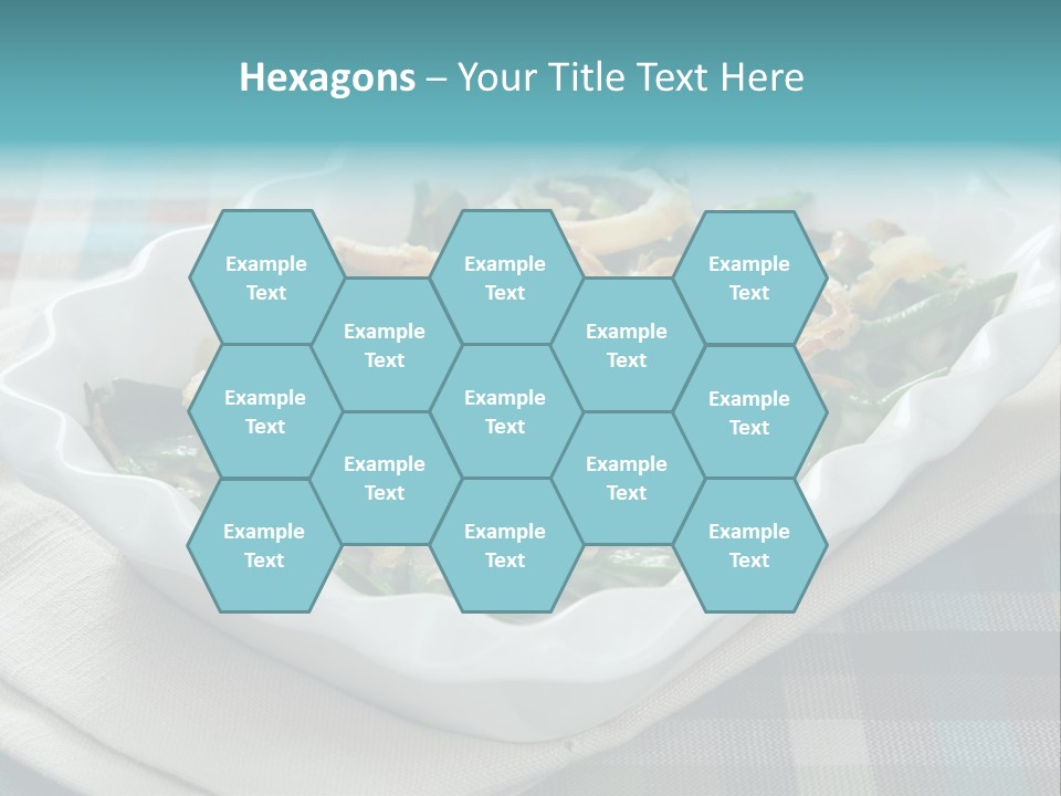 Onions Bean Holiday Food PowerPoint Template