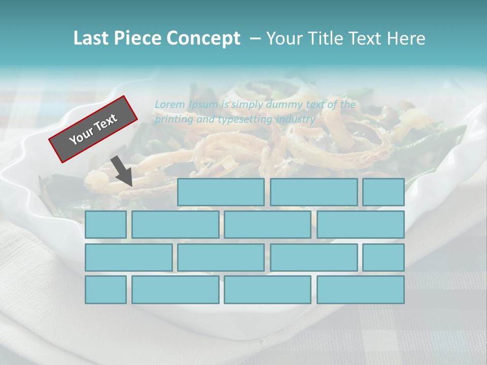 Onions Bean Holiday Food PowerPoint Template