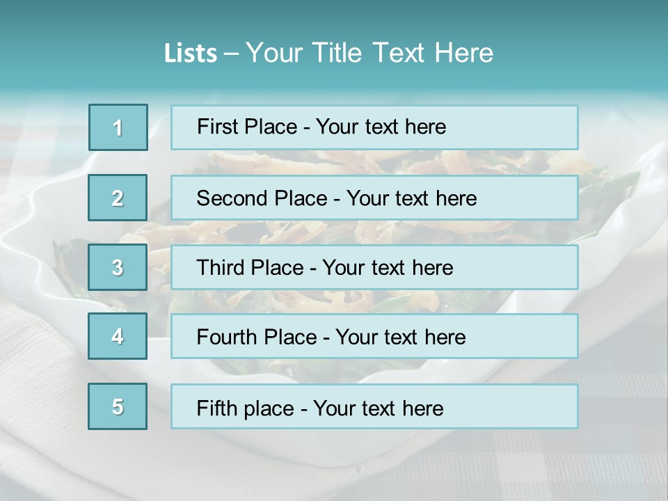 Onions Bean Holiday Food PowerPoint Template