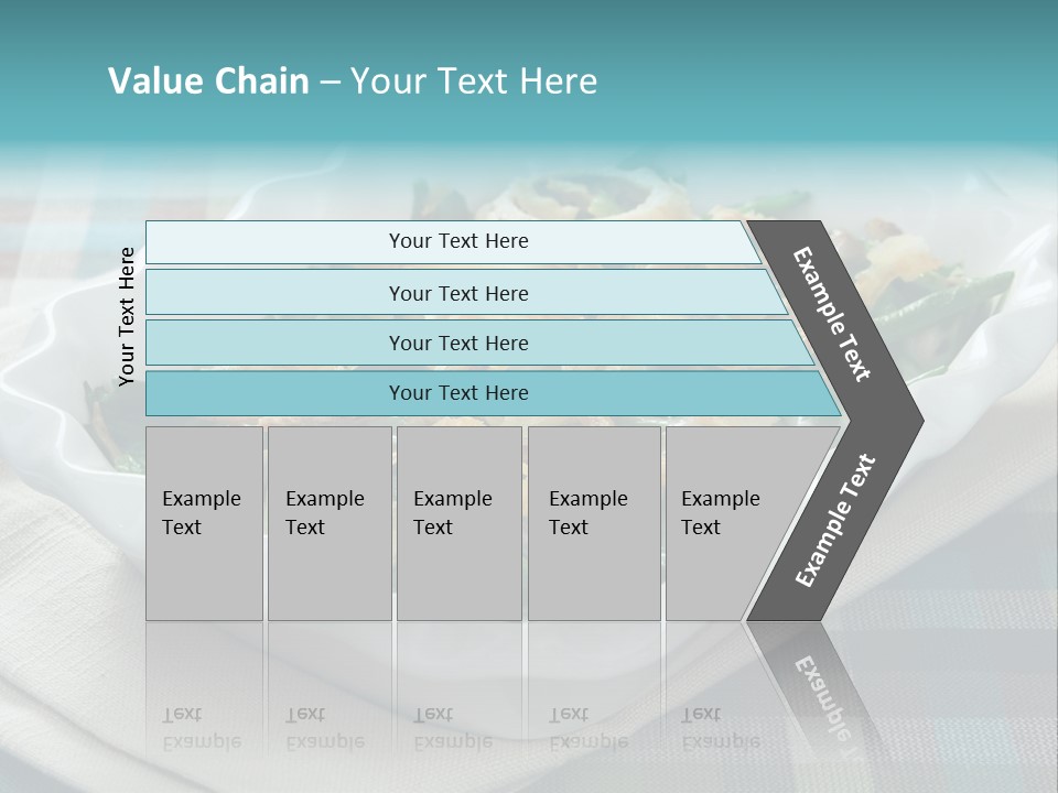 Onions Bean Holiday Food PowerPoint Template