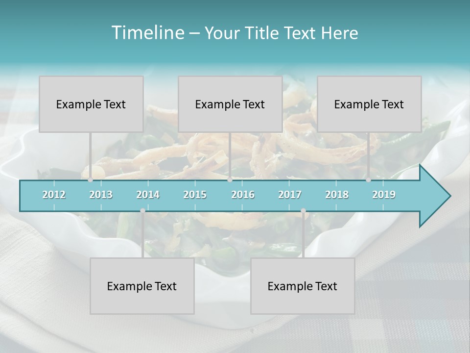 Onions Bean Holiday Food PowerPoint Template