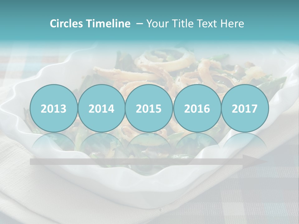 Onions Bean Holiday Food PowerPoint Template