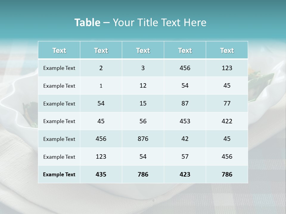 Onions Bean Holiday Food PowerPoint Template