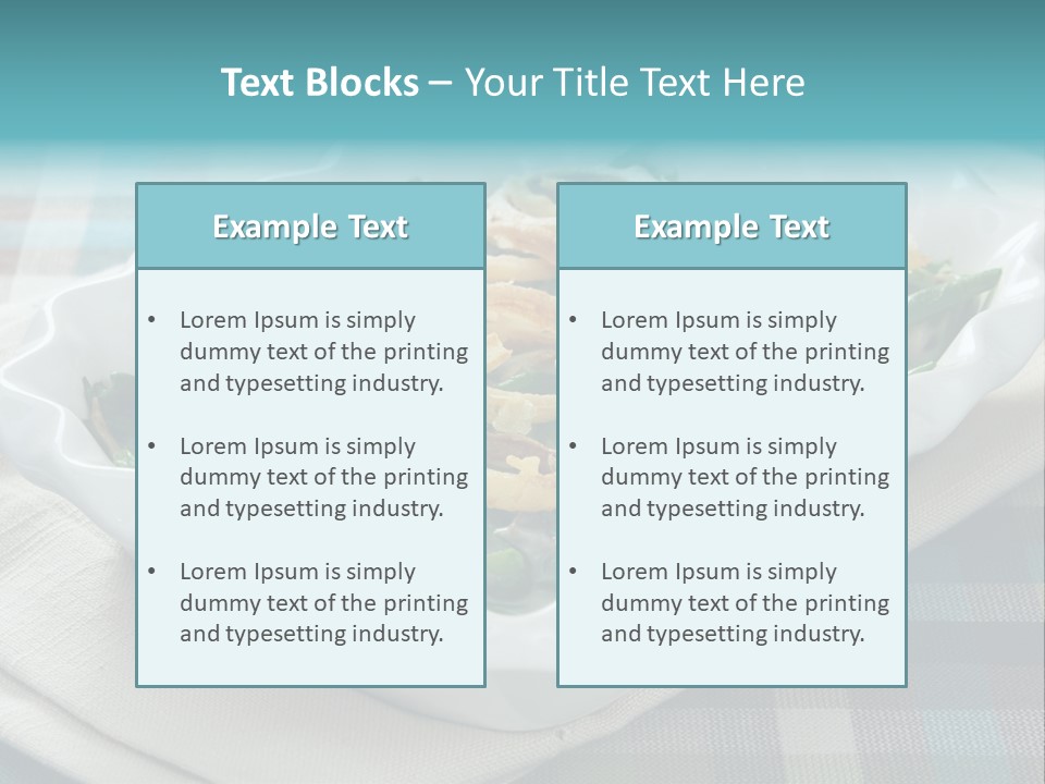 Onions Bean Holiday Food PowerPoint Template