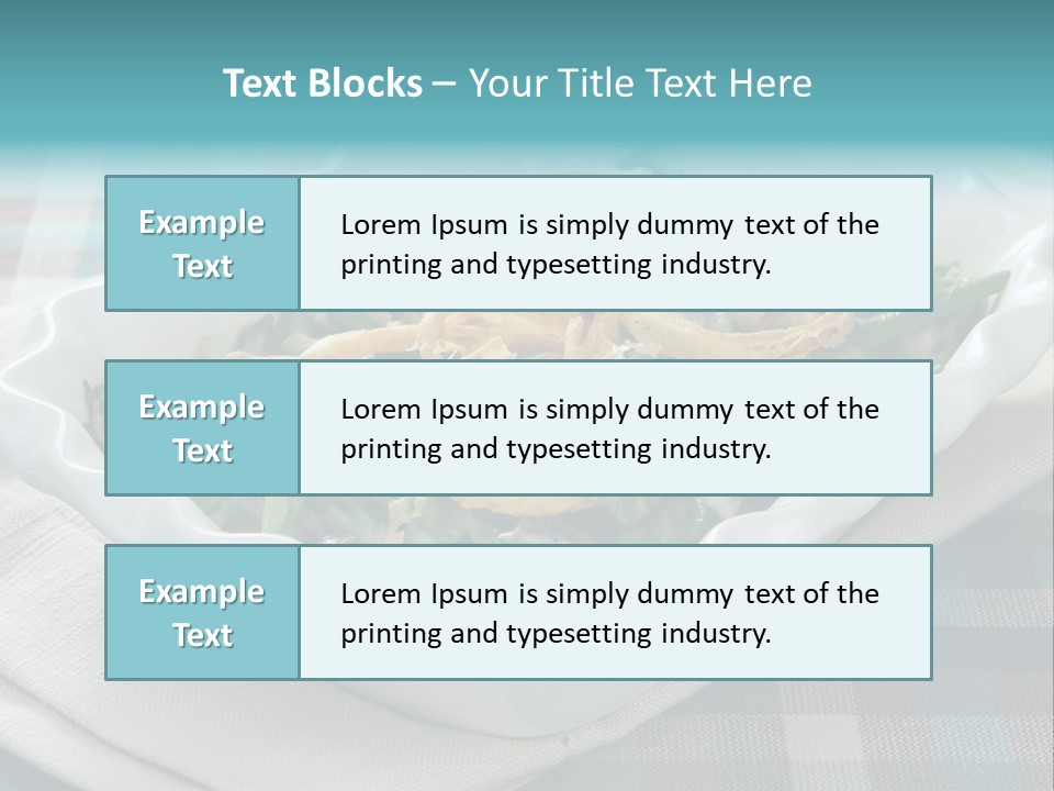 Onions Bean Holiday Food PowerPoint Template