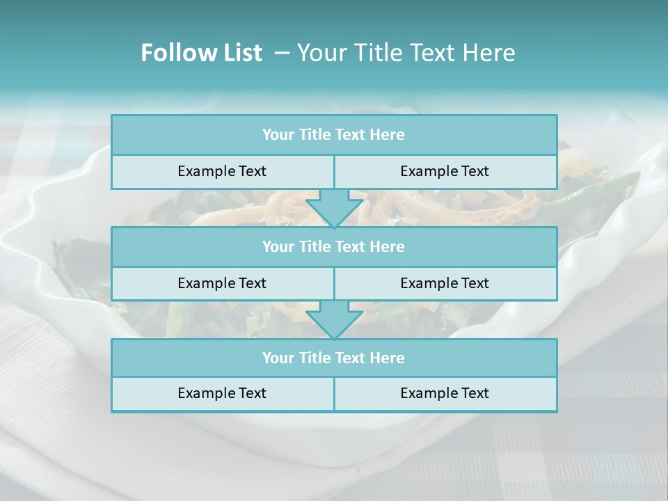 Onions Bean Holiday Food PowerPoint Template
