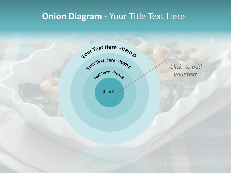 Onions Bean Holiday Food PowerPoint Template