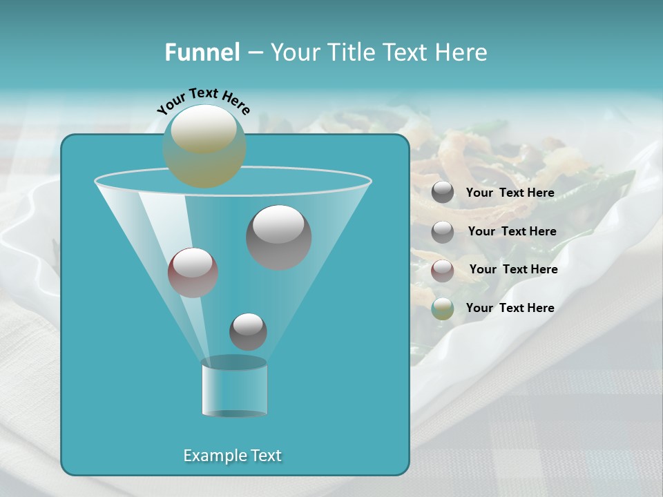 Onions Bean Holiday Food PowerPoint Template