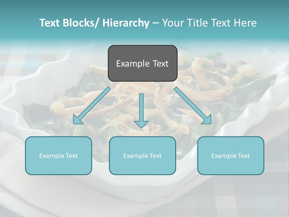 Onions Bean Holiday Food PowerPoint Template