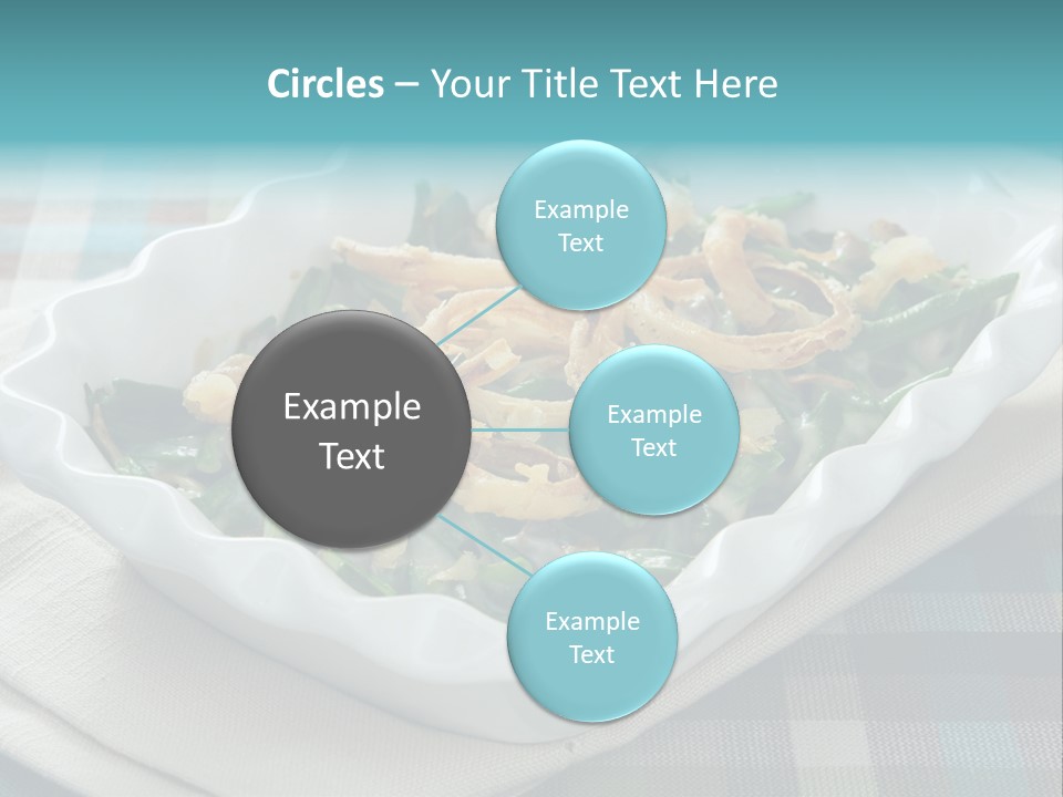 Onions Bean Holiday Food PowerPoint Template