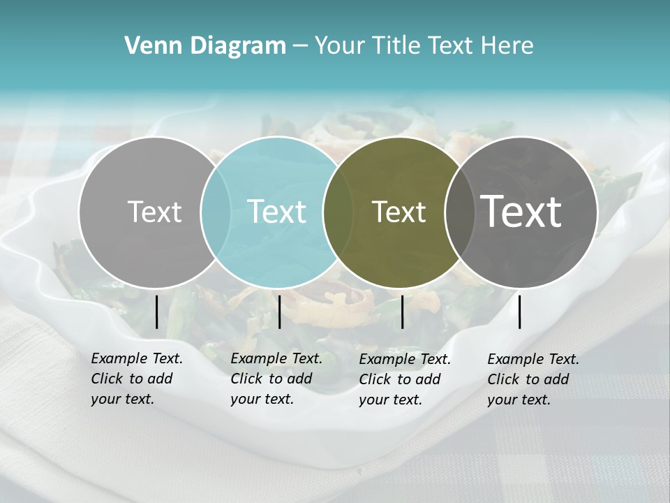 Onions Bean Holiday Food PowerPoint Template