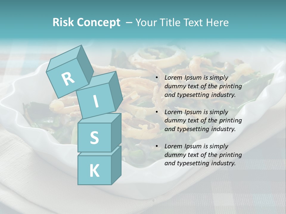 Onions Bean Holiday Food PowerPoint Template