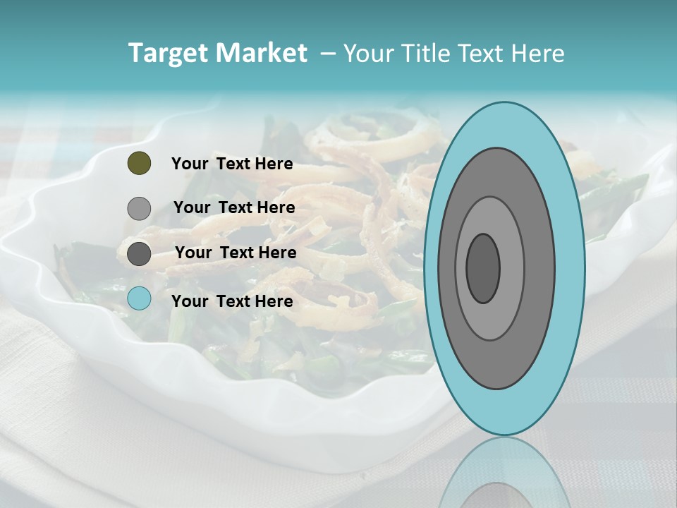 Onions Bean Holiday Food PowerPoint Template
