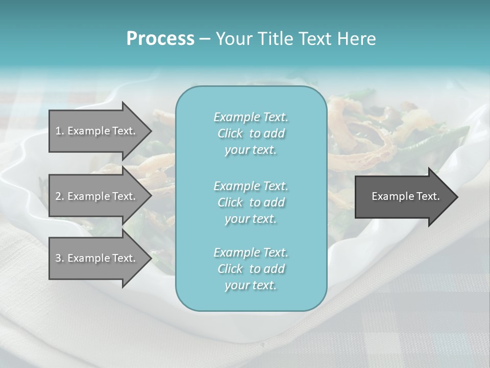 Onions Bean Holiday Food PowerPoint Template