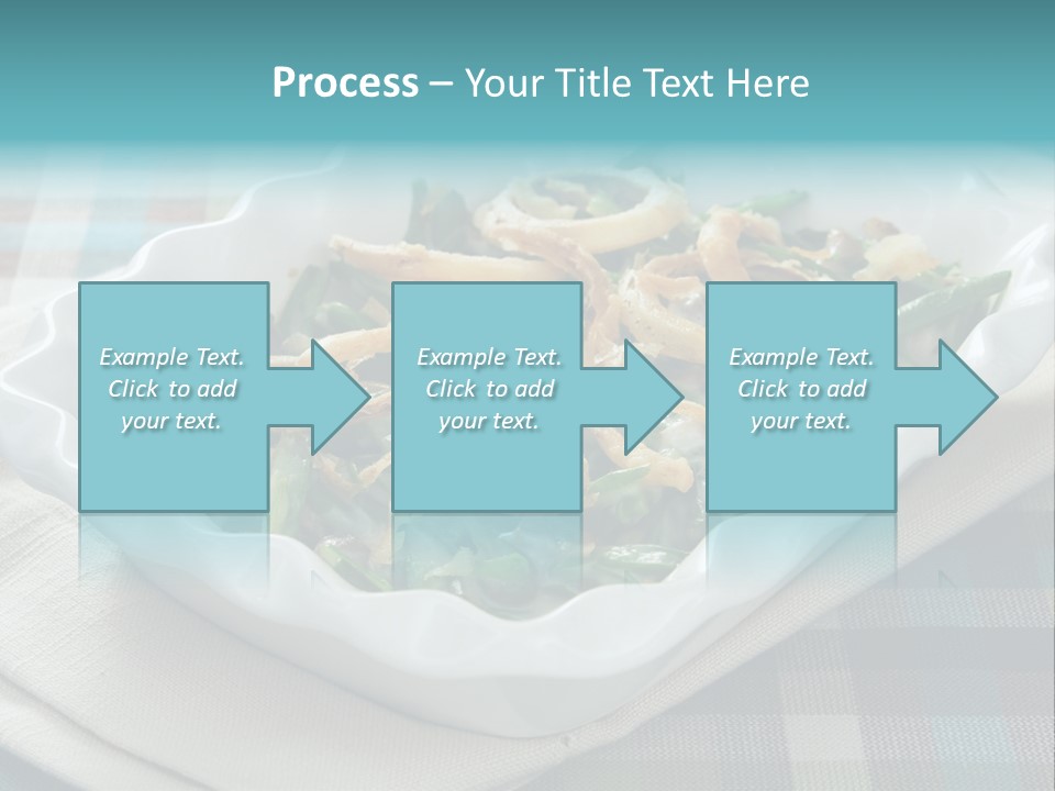 Onions Bean Holiday Food PowerPoint Template