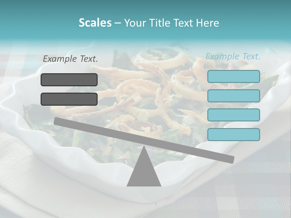 Onions Bean Holiday Food PowerPoint Template