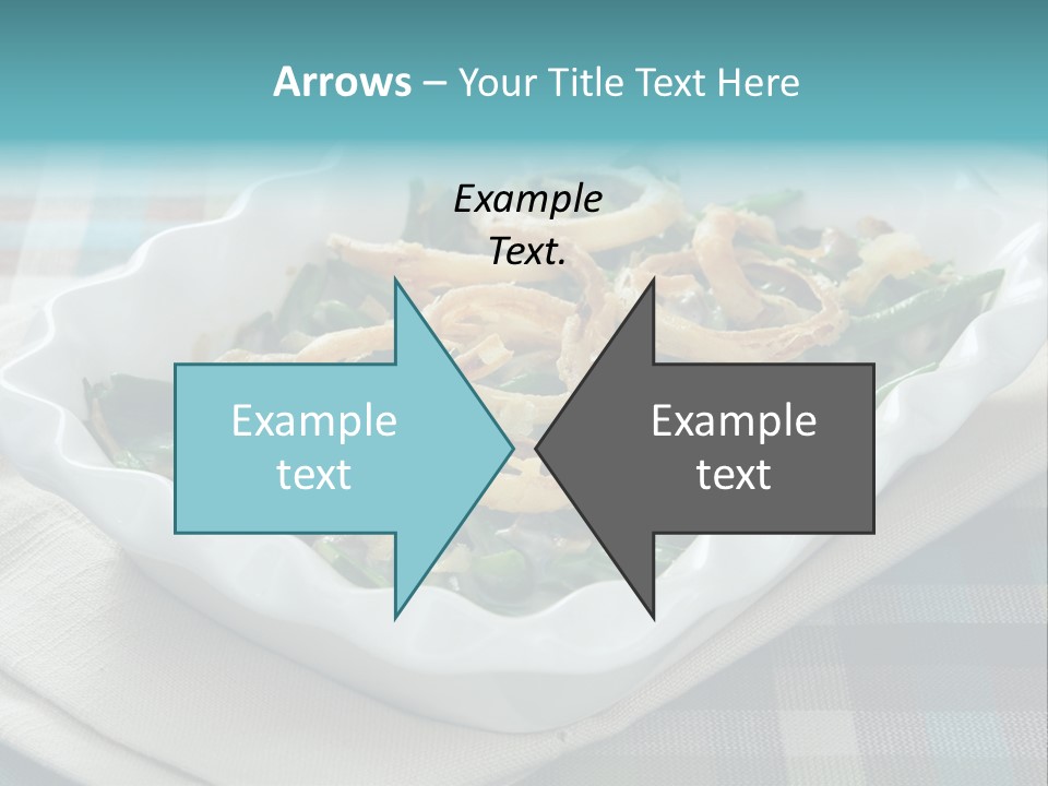 Onions Bean Holiday Food PowerPoint Template