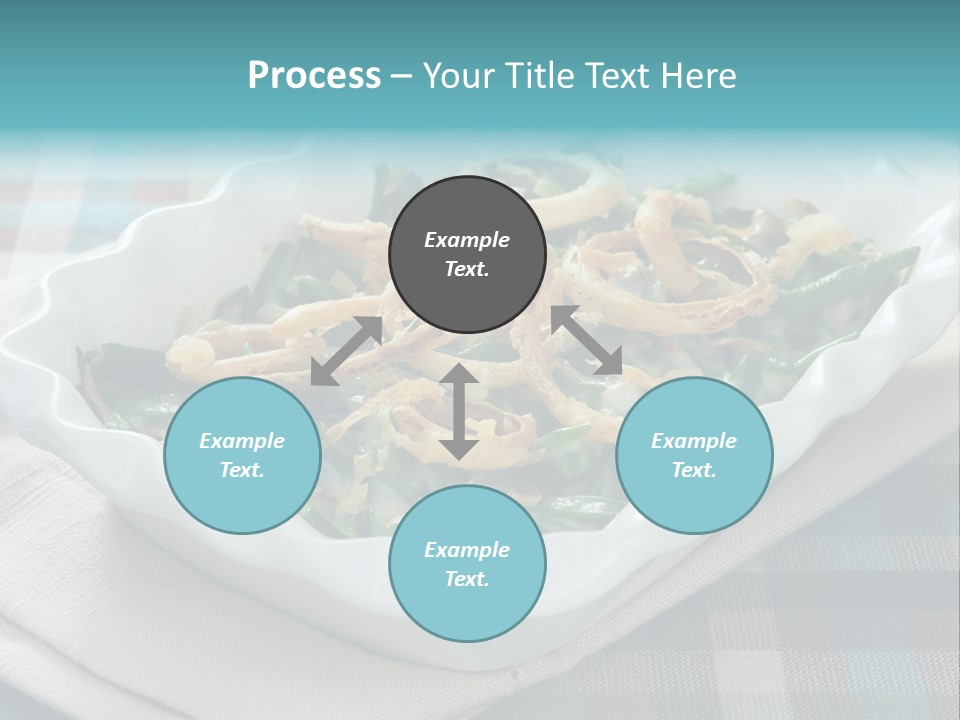 Onions Bean Holiday Food PowerPoint Template