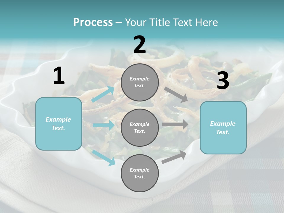 Onions Bean Holiday Food PowerPoint Template