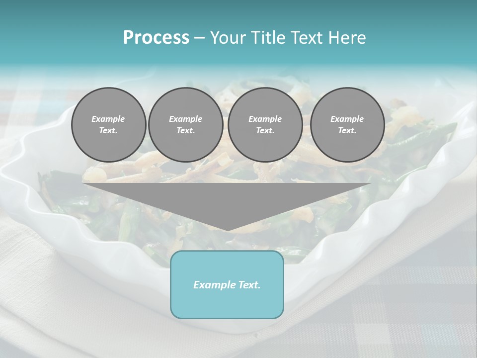 Onions Bean Holiday Food PowerPoint Template