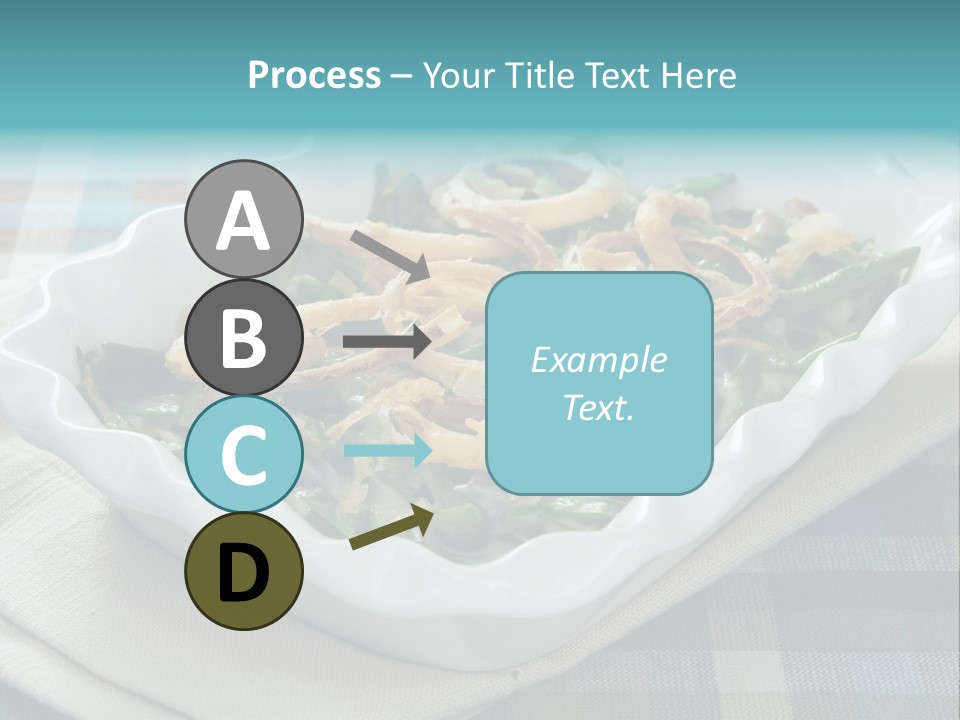 Onions Bean Holiday Food PowerPoint Template