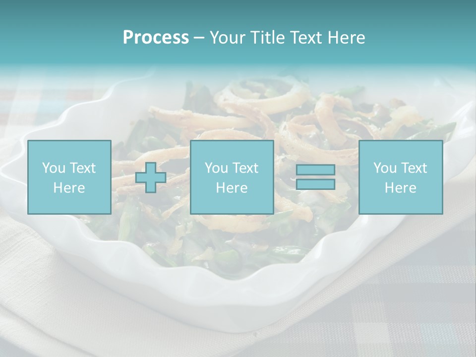 Onions Bean Holiday Food PowerPoint Template