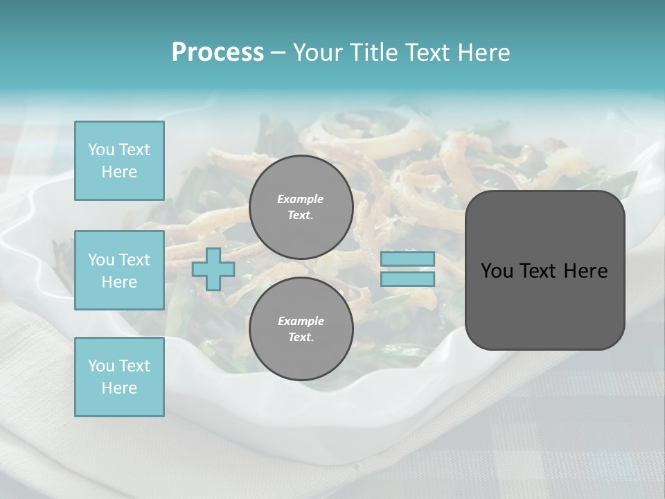 Onions Bean Holiday Food PowerPoint Template