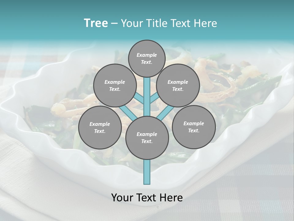 Onions Bean Holiday Food PowerPoint Template